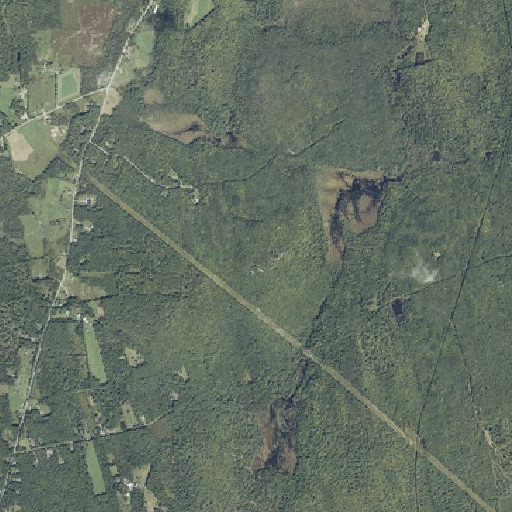 Aerial imagery of Delaware Mountain, ME
