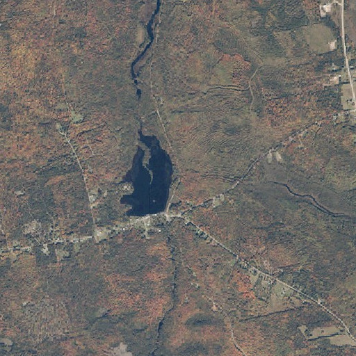 Aerial imagery of Dennin Brook, ME