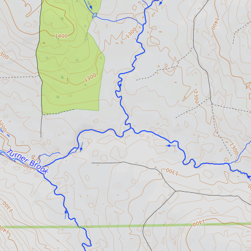 OpenTopoMap map of Desolation Brook, ME
