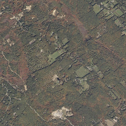 Aerial imagery of Diamond Hill, ME