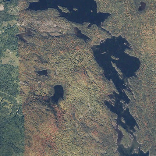 Aerial imagery of Dixon Mountain, ME