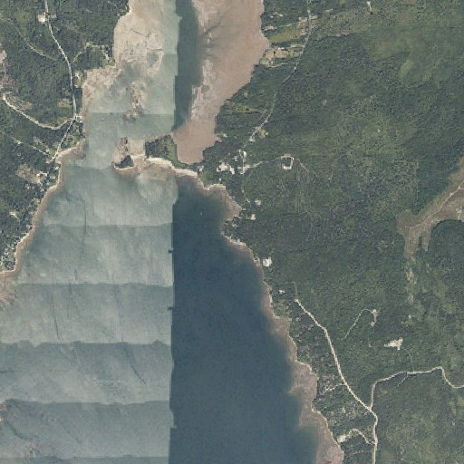 Aerial imagery of Dolly Head, ME
