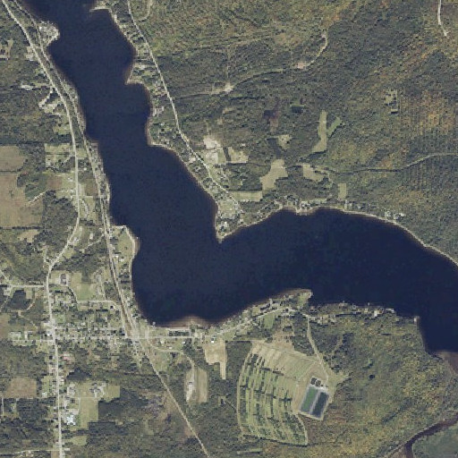 Aerial imagery of Dry Point, ME