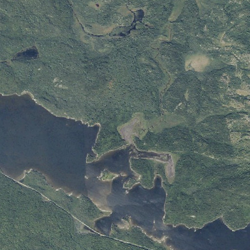 Aerial imagery of East Inlet, ME