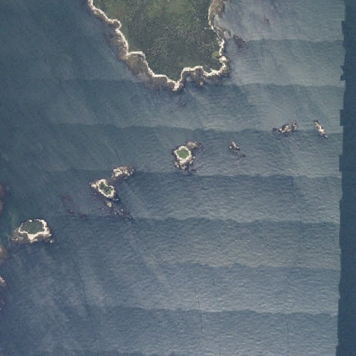 Aerial imagery of Eastern Way, ME