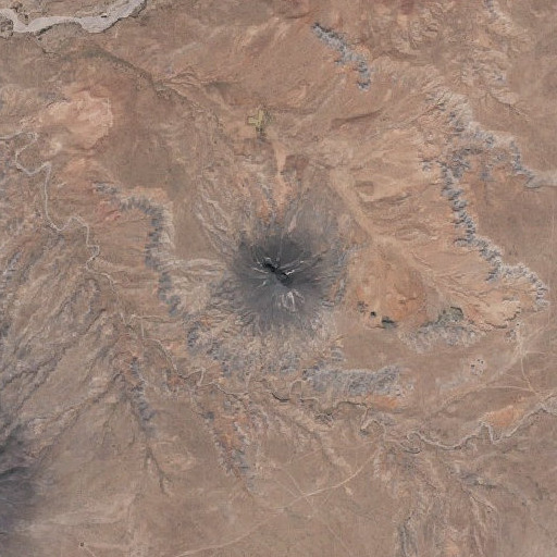 Aerial imagery of Haystack Butte, AZ