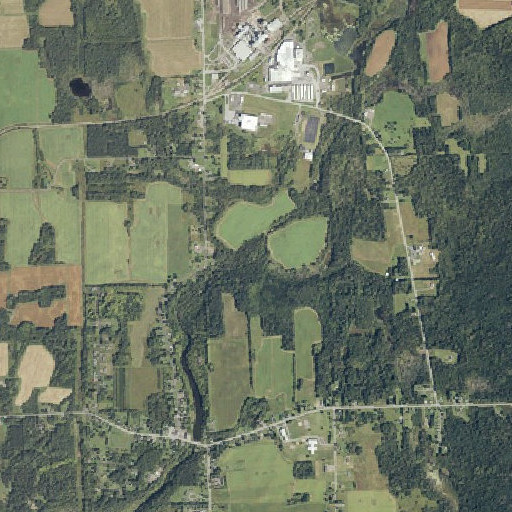 Aerial imagery of Elliot Brook, ME