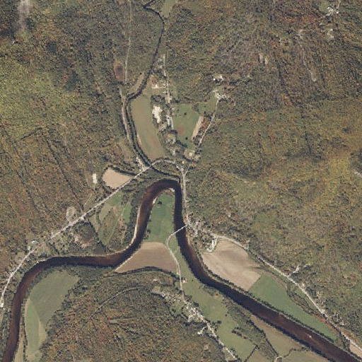 Aerial imagery of Ellis River, ME