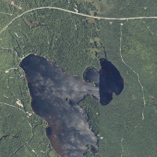 Aerial imagery of Elsie Point, ME