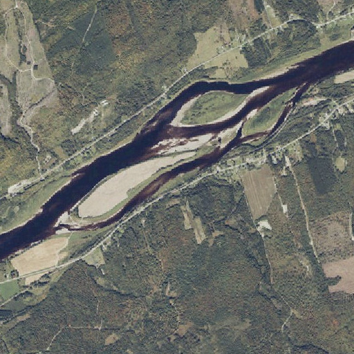 Aerial imagery of Factory Brook, ME