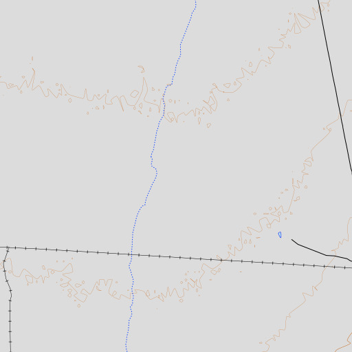 OpenTopoMap map of Albert Well, AZ