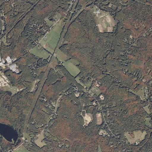 Aerial imagery of Great Hill, ME