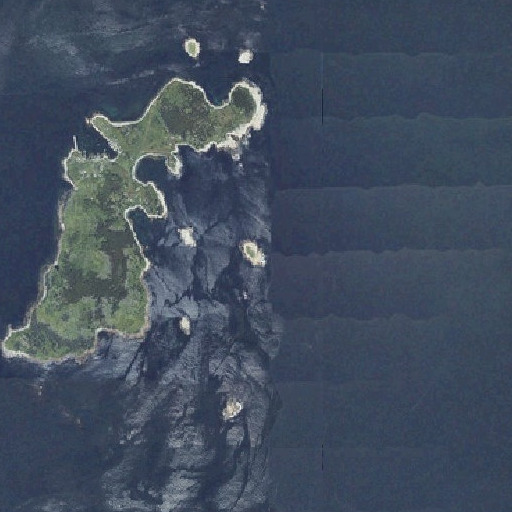 Aerial imagery of Green Ledge, ME