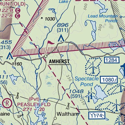 FAA VFR chart of Harper Meadow Brook, ME