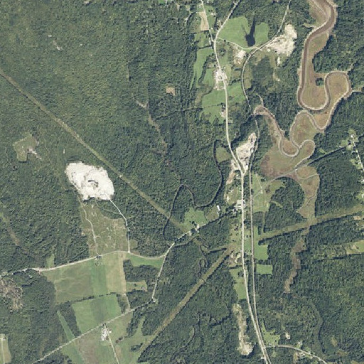 Aerial imagery of Hawes Stream, ME