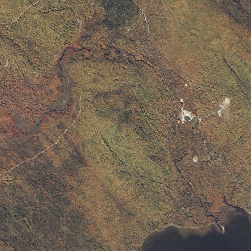 Aerial imagery of Hedgehog Hill, ME