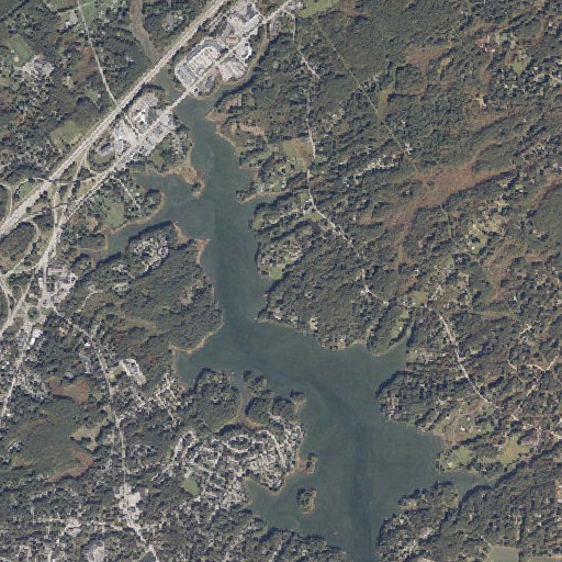 Aerial imagery of Hill Creek, ME