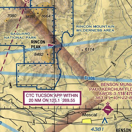 FAA VFR chart of Alboyd Spring, AZ
