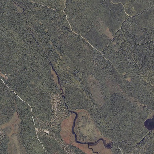 Aerial imagery of Ledge Falls Ridge, ME