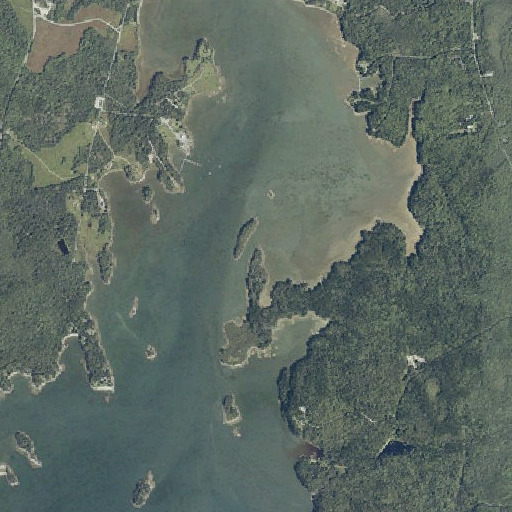Aerial imagery of Long Point, ME