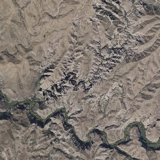 Aerial imagery of Hell Hole Valley, AZ