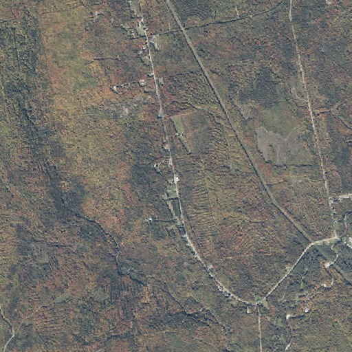 Aerial imagery of Longfellow School, ME
