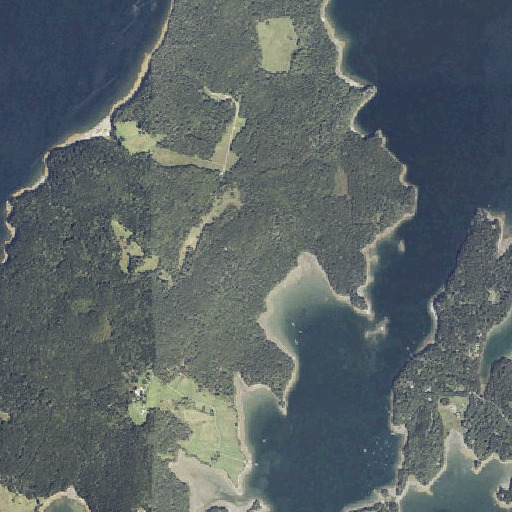 Aerial imagery of Lookout Ledge, ME