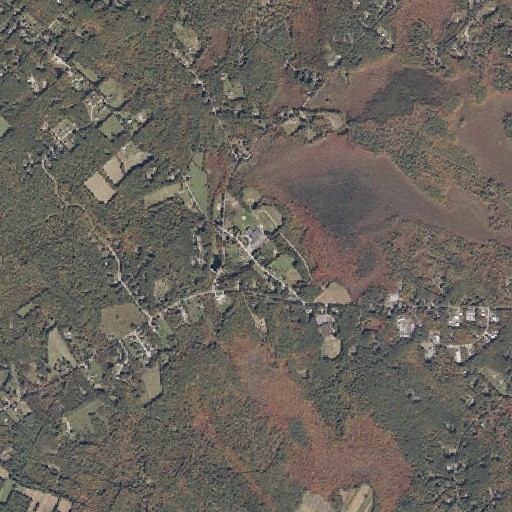 Aerial imagery of Mathews Hill, ME