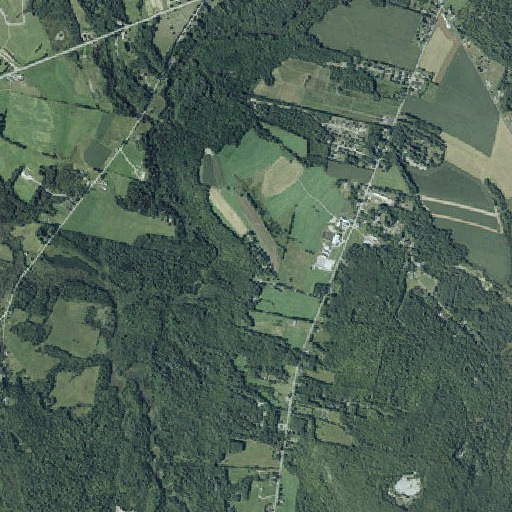 Aerial imagery of McIntrye Hill, ME