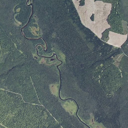 Aerial imagery of Meadow Brook, ME