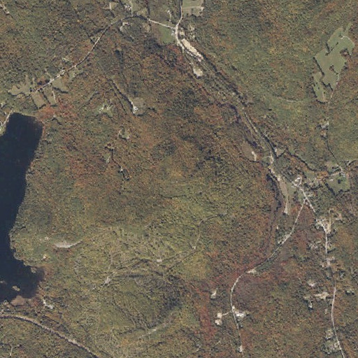 Aerial imagery of Moody Mountain, ME