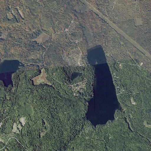 Aerial imagery of Mud Pond, ME