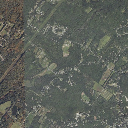 Aerial imagery of Nonesuch Brook, ME