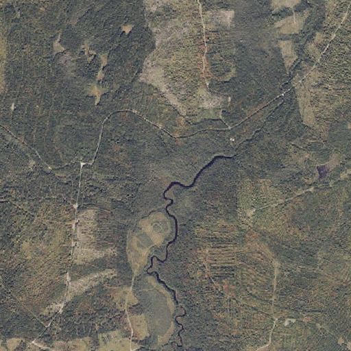 Aerial imagery of North Brook, ME