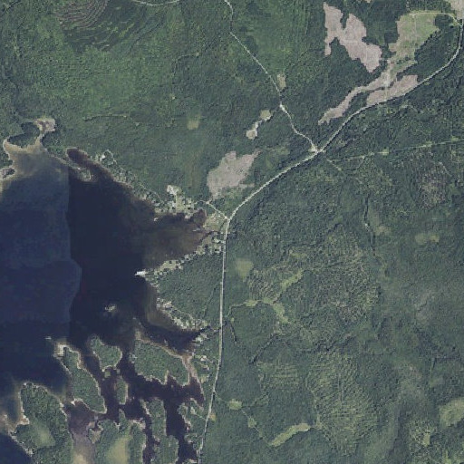 Aerial imagery of North Brook, ME