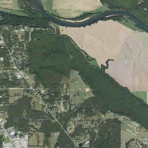 Aerial imagery of Allen Hill, AR