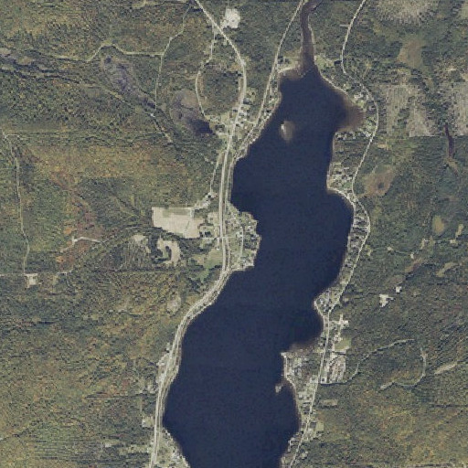 Aerial imagery of Plaisted, ME