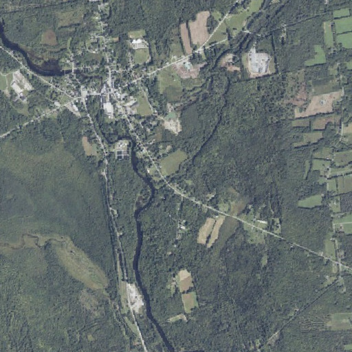 Aerial imagery of Pratt Brook, ME