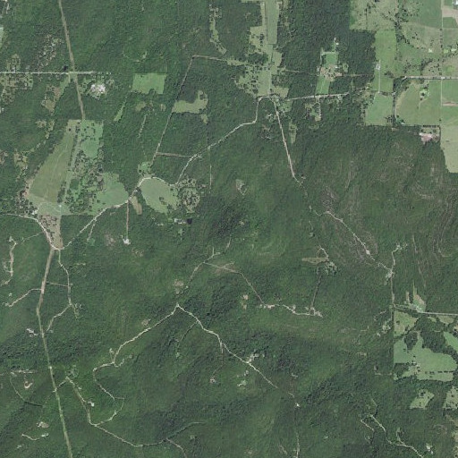 Aerial imagery of Boat Mountain, AR