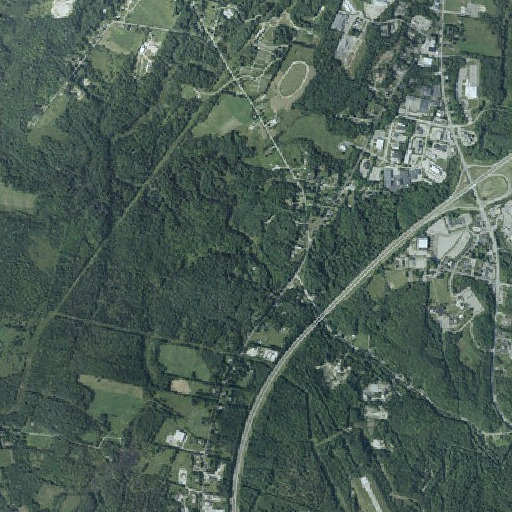 Aerial imagery of Rockwood Brook, ME