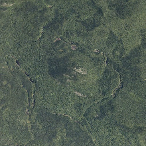 Aerial imagery of Sable Mountain, ME