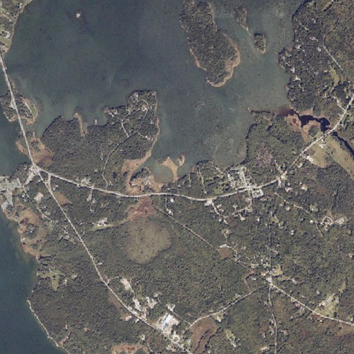 Aerial imagery of Salt Pond, ME
