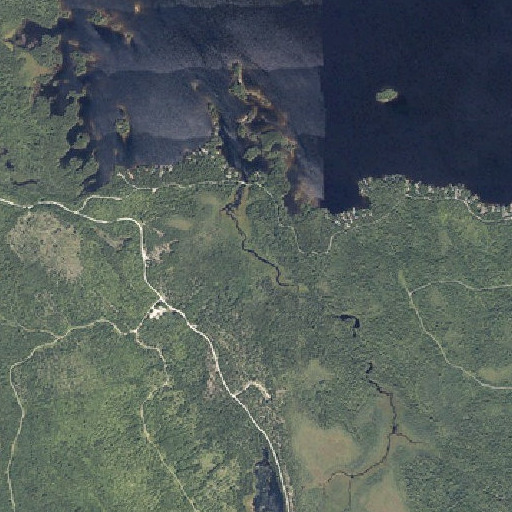 Aerial imagery of Sandy Brook, ME