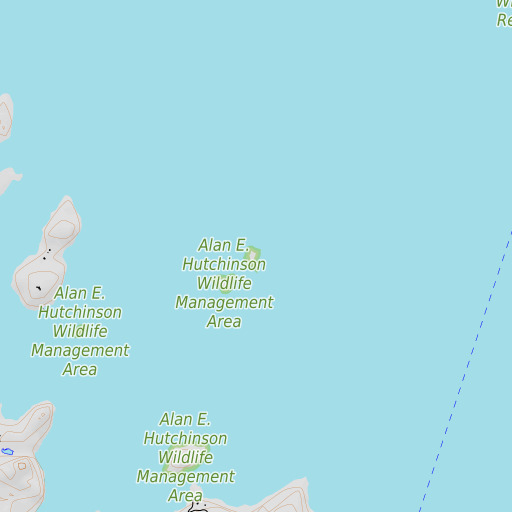 OpenTopoMap map of Shag Ledges, ME
