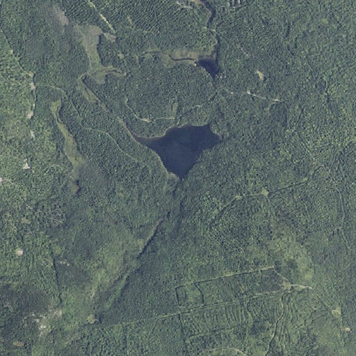 Aerial imagery of South Inlet, ME
