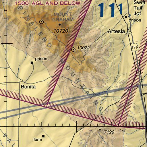 FAA VFR chart of Alder Spring, AZ