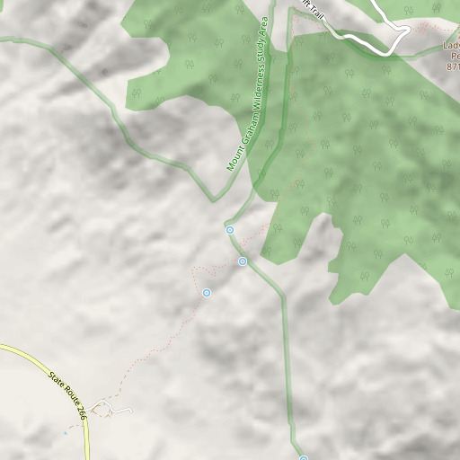 OpenStreetMap map of Alder Spring, AZ