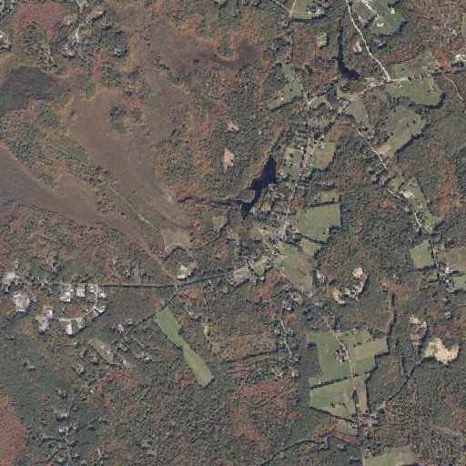 Aerial imagery of Thompson Hill, ME