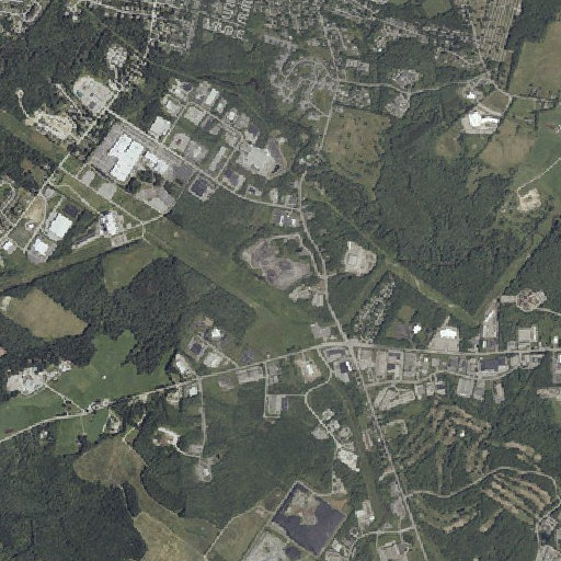 Aerial imagery of Thompson Hill, ME