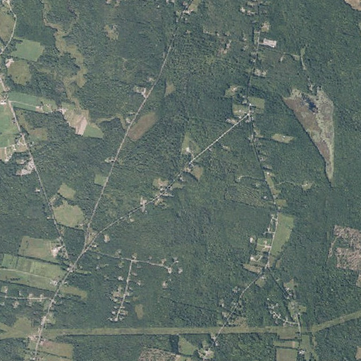 Aerial imagery of Thompson Hill, ME